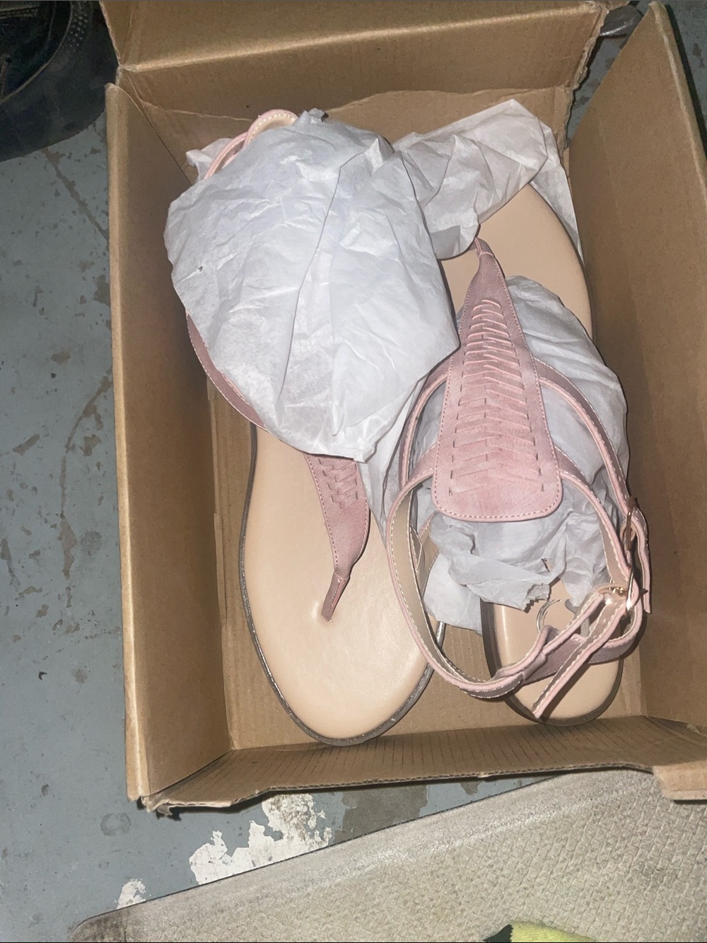 Journee Collection Blush Pink T-Strap Ankle Sandals